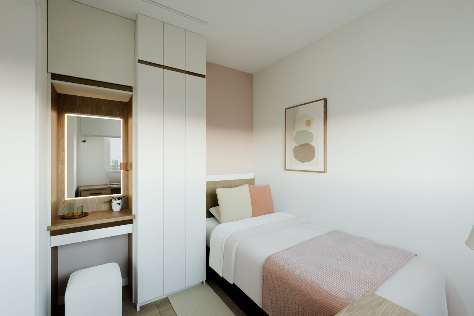 Quarto da menina · dia · vista 1