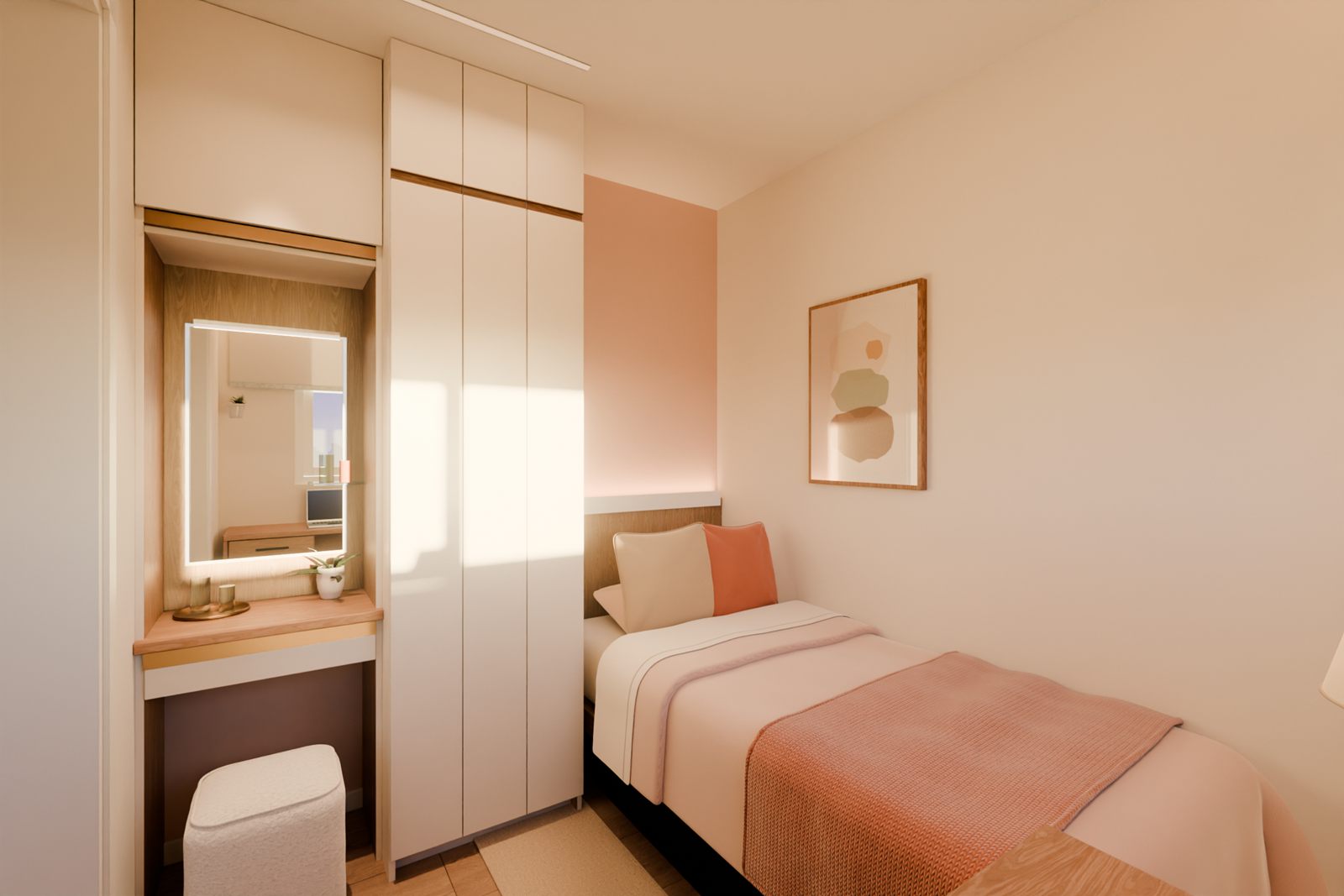 Quarto da menina · fim de tarde · vista 1