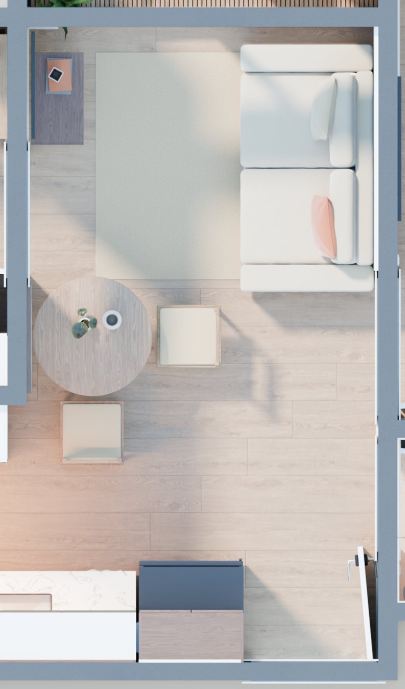 Sala · planta 3D