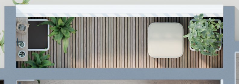 Varanda · planta 3D